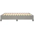 cadre de lit Gris clair 180x200 cm Velours