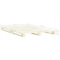 Cadre de lit de palette Bois de pin massif 140 x 200 cm