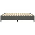 Cadre de lit Gris foncé 180 x 200 cm Velours