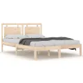 Cadre de lit Bois massif 140x200 cm