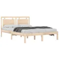 Cadre de lit Bois massif 140x200 cm