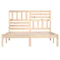 Cadre de lit Bois de pin massif 140x200 cm