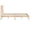 Cadre de lit Bois de pin massif 140x200 cm