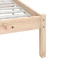 Cadre de lit Bois de pin massif 140x200 cm