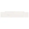 Tiroirs de lit 2 pcs blanc Bois de pin massif