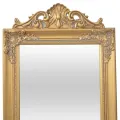 Miroir sur pied Style baroque 160x40 cm Doré