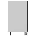 Armoire de plancher à tiroir Noir 80x46x81,5 cm Aggloméré