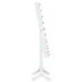 Miroir sur pied blanc avec LED blanc 34x37x146 cm