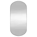 Miroir mural 45x100 cm Verre Ovale