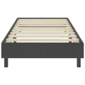 cadre de lit Gris foncé Tissu 80x200 cm