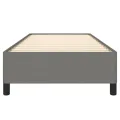 Cadre de lit Gris foncé 100 x 200 cm Tissu