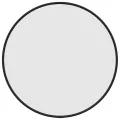 Miroir mural Noir Ø 40 cm Rond
