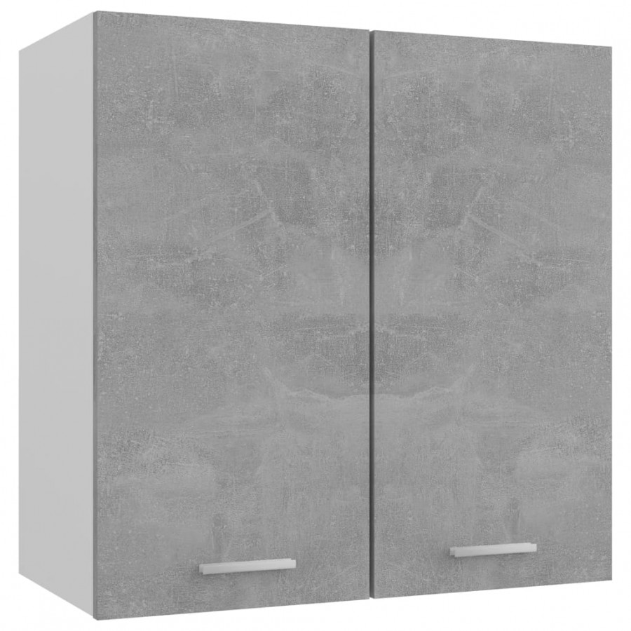 Armoire suspendue Gris béton 60x31x60 cm Aggloméré