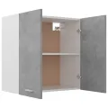 Armoire suspendue Gris béton 60x31x60 cm Aggloméré