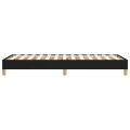 cadre de lit Noir 90x200 cm Tissu