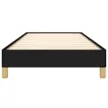 Cadre de lit Noir 90x200 cm Tissu