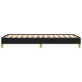 Cadre de lit Noir 90x200 cm Tissu