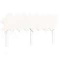 Cadre de lit avec tête de lit blanc 160x200 cm bois massif