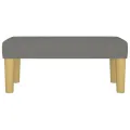 Banc Gris foncé 70x30x30 cm Tissu