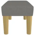 Banc Gris foncé 70x30x30 cm Tissu