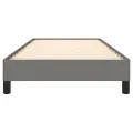 Cadre de lit Gris foncé 80 x 200 cm Tissu