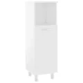 Ensemble de meubles de salle de bain 4 pcs Blanc Aggloméré