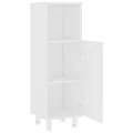 Ensemble de meubles de salle de bain 4 pcs Blanc Aggloméré