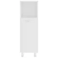 Ensemble de meubles de salle de bain 4 pcs Blanc Aggloméré