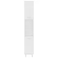 Ensemble de meubles de salle de bain 4 pcs Blanc Aggloméré