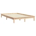 Cadre de lit 160x200 cm bois de pin massif