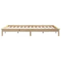 Cadre de lit 160x200 cm bois de pin massif