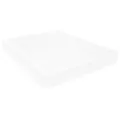 Lit de repos avec matelas 90x200 cm Gris Bois de pin massif