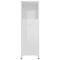 Armoire de salle de bain Blanc brillant 30x30x95 cm
