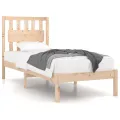 Cadre de lit Bois de pin massif 90x200 cm
