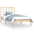 Cadre de lit Bois de pin massif 90x200 cm
