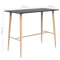 Ensemble de bar 5 pcs Noir