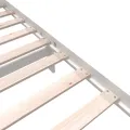 Cadre de lit Blanc Bois de pin massif 90x200 cm