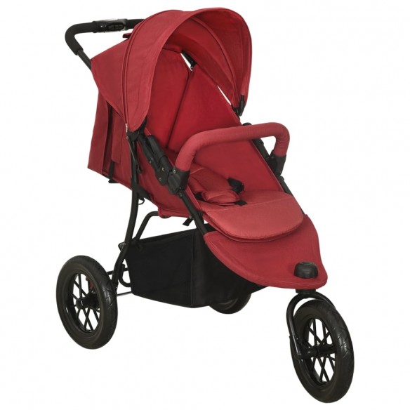 Poussette pour bébé Rouge Acier