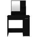 Ensemble de coiffeuse noir 86,5x35x136 cm