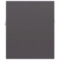 Armoire d'évier Gris brillant 90x38,5x46 cm Aggloméré