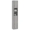 Armoire de bain Sonoma gris 32x25,5x190 cm Bois d'ingénierie