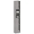 Armoire de bain Sonoma gris 32x25,5x190 cm Bois d'ingénierie