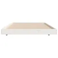 Cadre de lit Blanc 75x190 cm Bois de pin massif