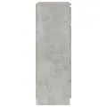 Commode Gris béton 60x36x103 cm Bois d'ingénierie