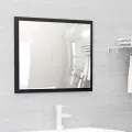 Ensemble de meubles de salle de bain Noir Aggloméré