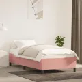 Cadre de lit Rose 90x200 cm Velours