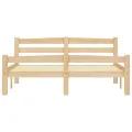 Cadre de lit Bois de pin massif 120x200 cm