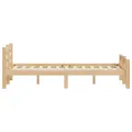 Cadre de lit Bois de pin massif 120x200 cm