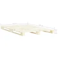 Cadre de lit de palette Bois de pin massif 180 x 200 cm