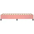 Cadre de lit Rose 100x200 cm Velours